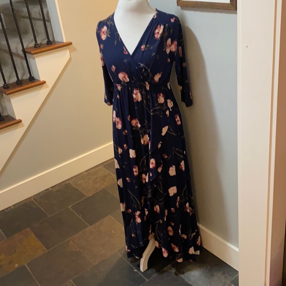 Isabel Maternity Floral Dress